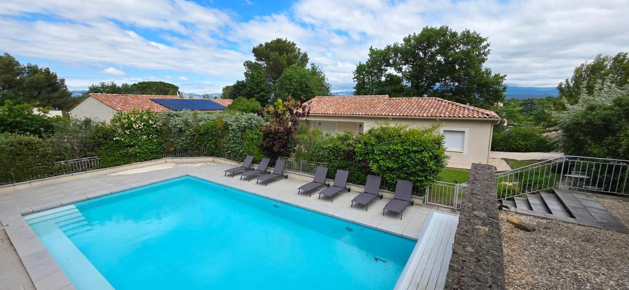 Les Dentelles Evasion Provencale Villa Avec Piscine Et Jardin Carpentras Exterior foto